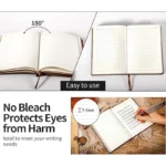 1PC New Portable Vintage Pattern Leather Notebook Diary Notepad Stationery Gift - Image 3