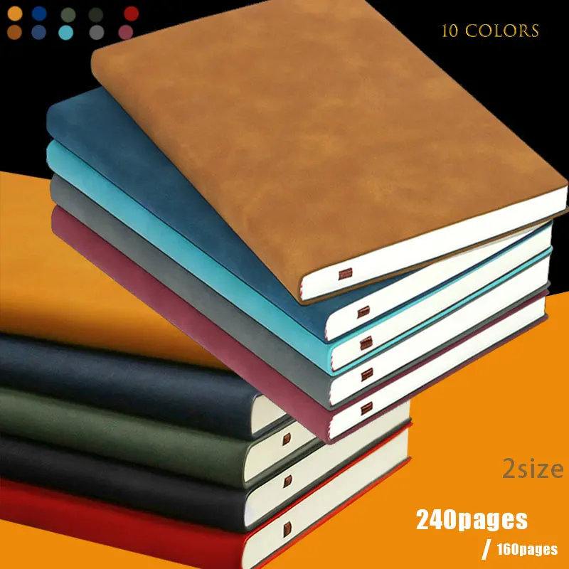 Sed78535debc74f119472884e6322844d8.webp A5 A6 Sheepin Notebook Leather Office Journal Diary notepad Stationery Student Class lined NoteBook 160pages/240pages - Image 1